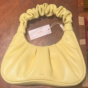 JW PEI Lemon Yellow Shoulder Bag